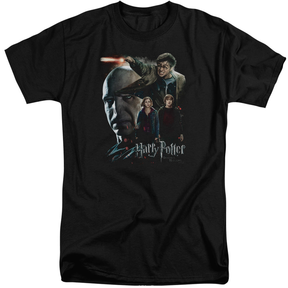Harry Potter Final Fight Mens Tall T Shirt Black Officially Licensed