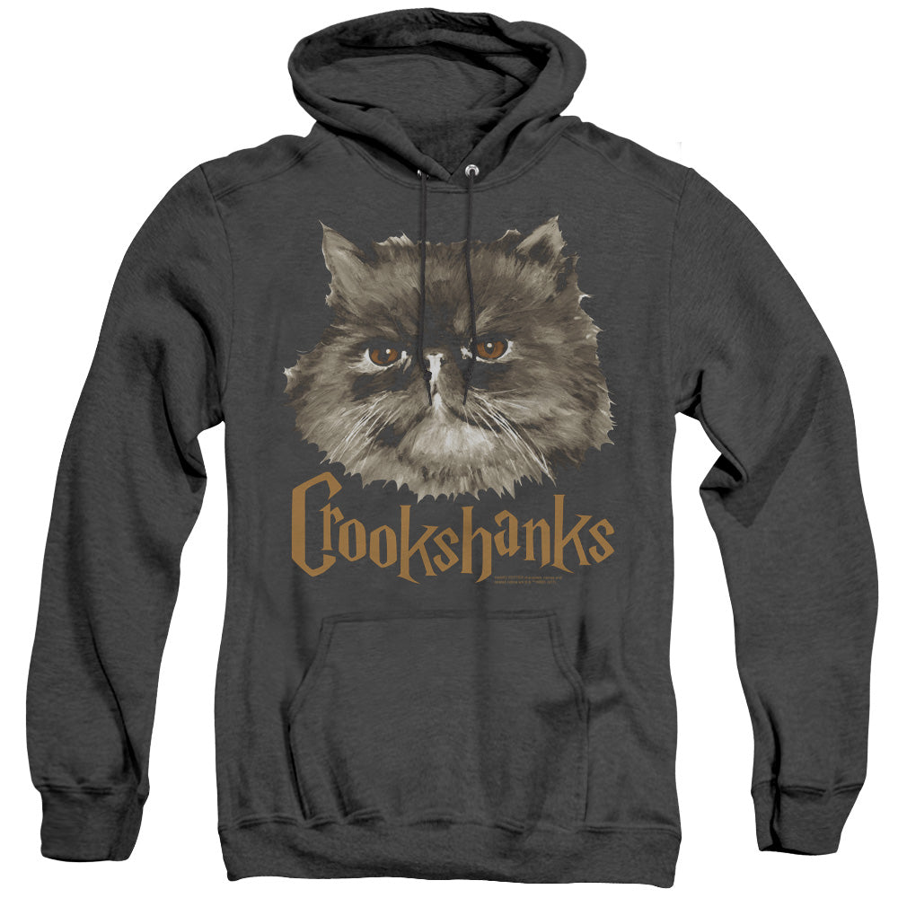 Harry Potter Crookshanks Heather Mens Hoodie Black Officially Licensed