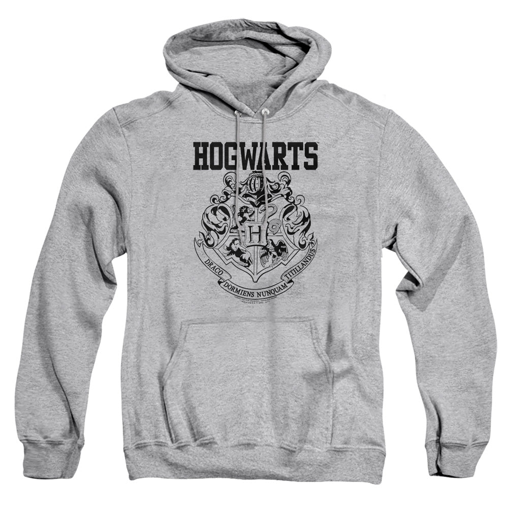 Harry Potter Hogwarts Athletic Mens Hoodie Athletic Heather Officially Licensed