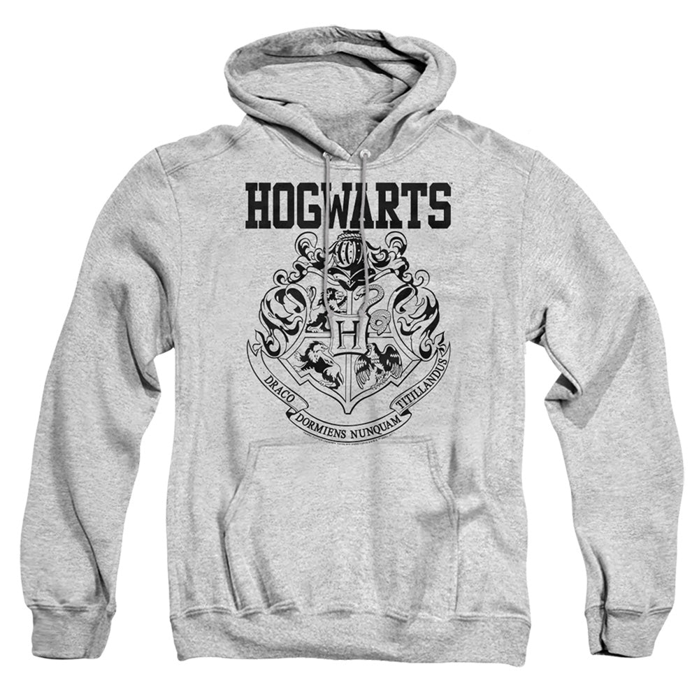 Harry Potter Hogwarts Athletic Mens Hoodie Athletic Heather Officially Licensed