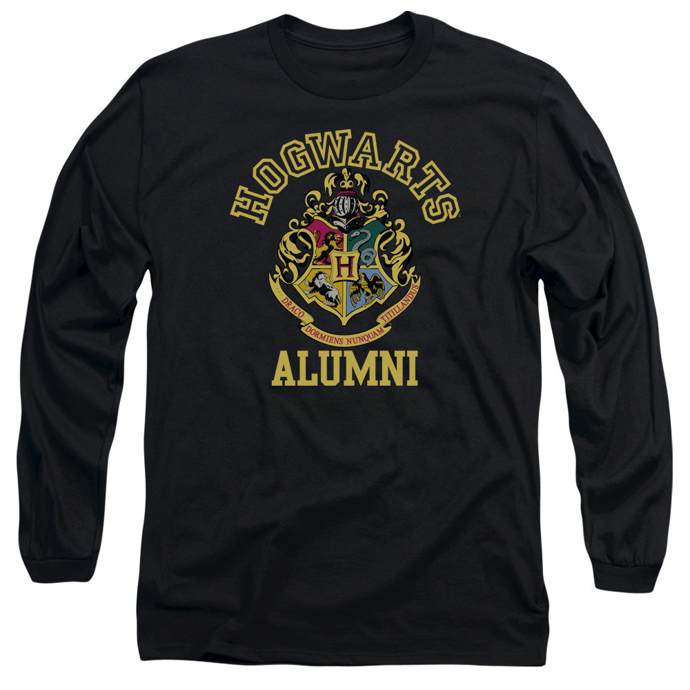 Harry Potter Hogwarts Alumni Mens Long Sleeve Shirt Black Officially Licensed
