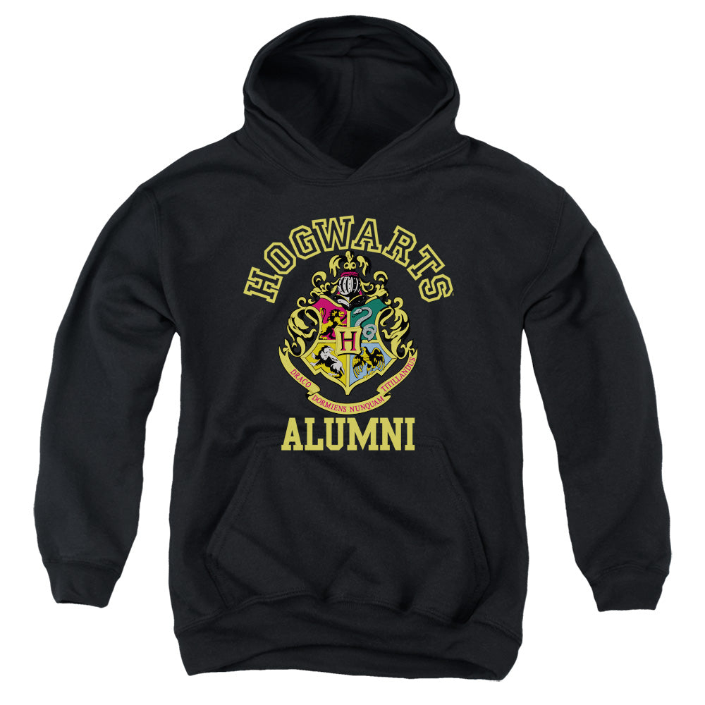 Harry Potter Hogwarts Alumni Kids Youth Hoodie Black Officially Licensed