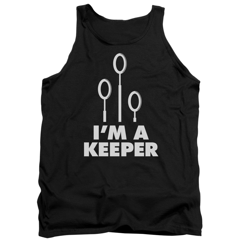 Harry Potter Keeper Mens Tank Top Shirt Black Officially Licensed