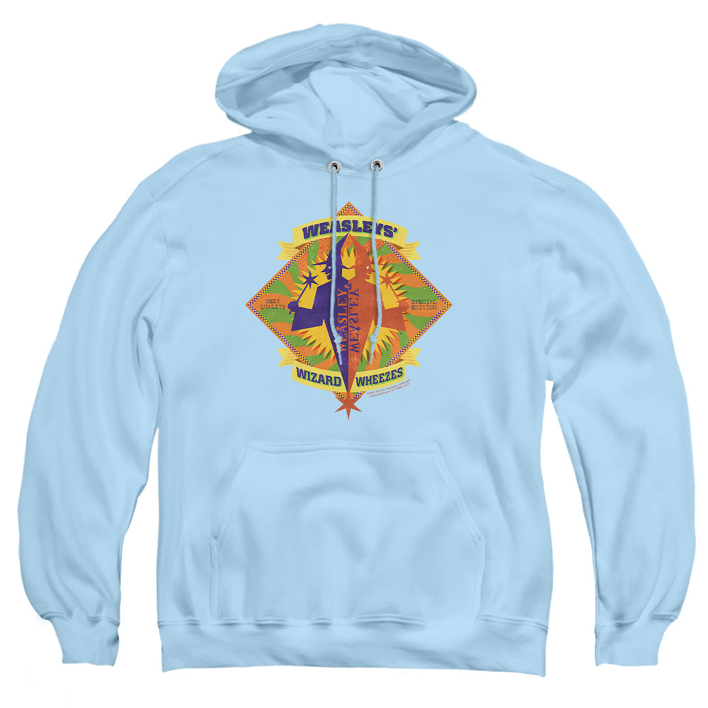 Harry Potter Wizard Wheezes Mens Hoodie Light Blue Officially Licensed
