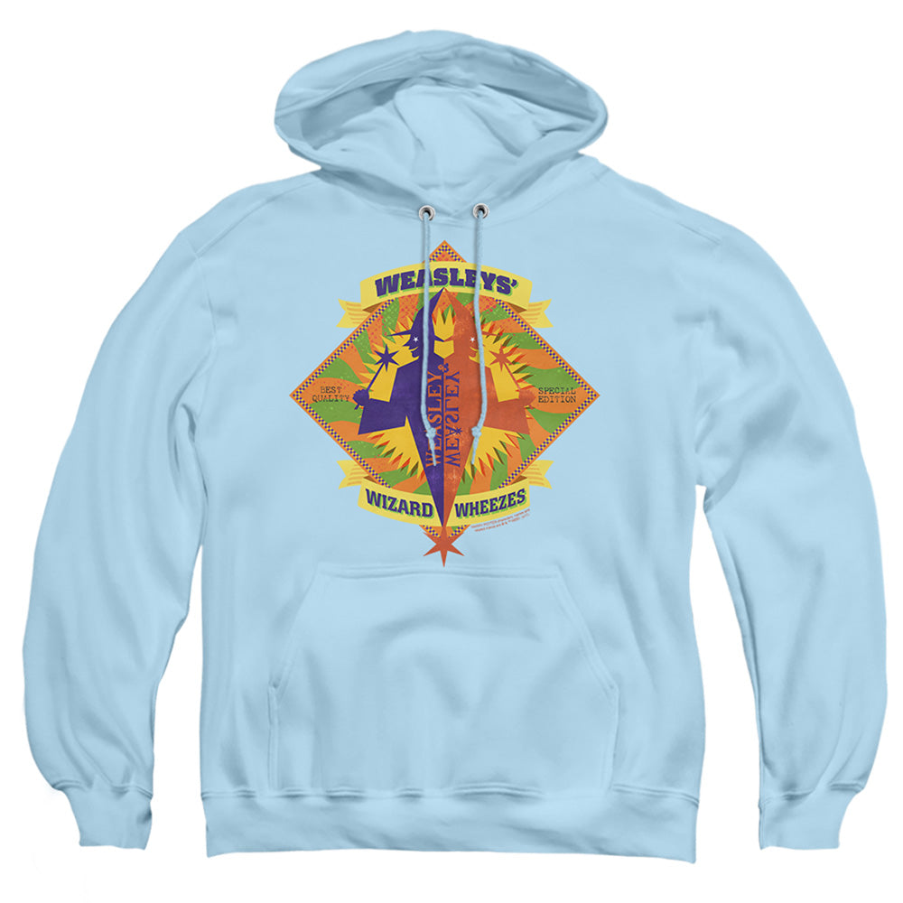 Harry Potter Wizard Wheezes Mens Hoodie Light Blue Officially Licensed