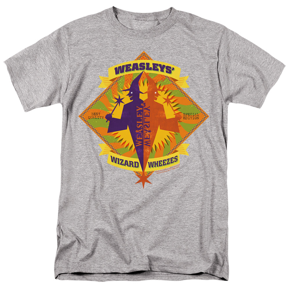 Harry Potter Wizard Wheezes Mens T Shirt Light Blue Officially Licensed