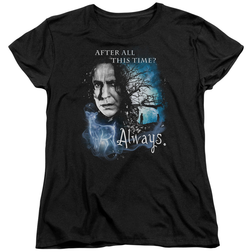 Harry Potter Always Womens T Shirt Black Officially Licensed