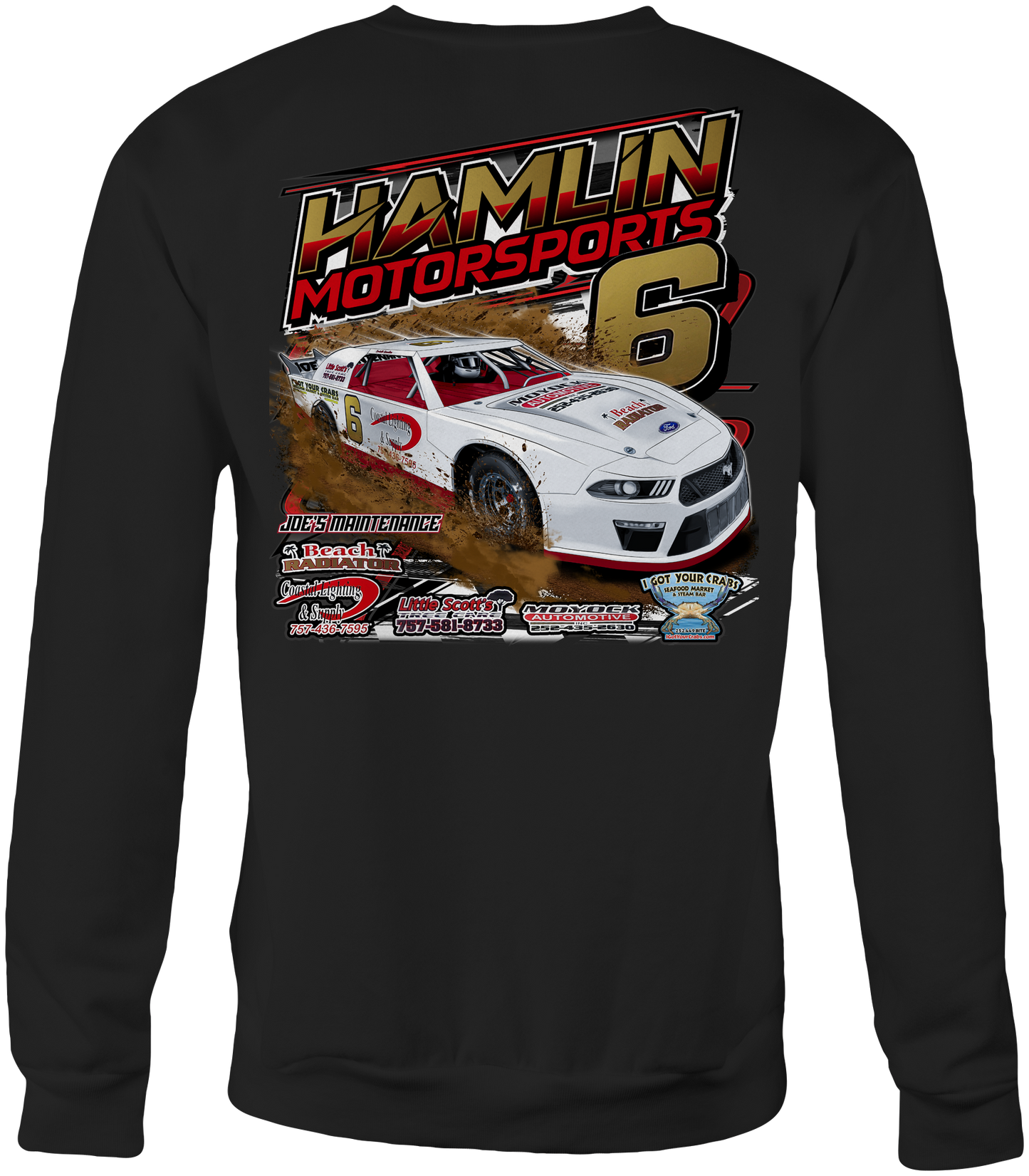Hamlin Motorsports Crewneck Sweatshirts