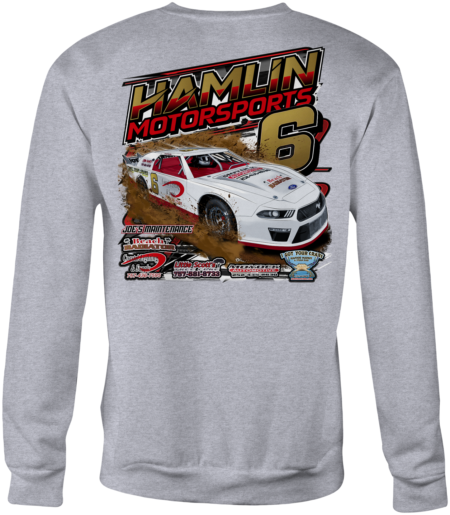Hamlin Motorsports Crewneck Sweatshirts