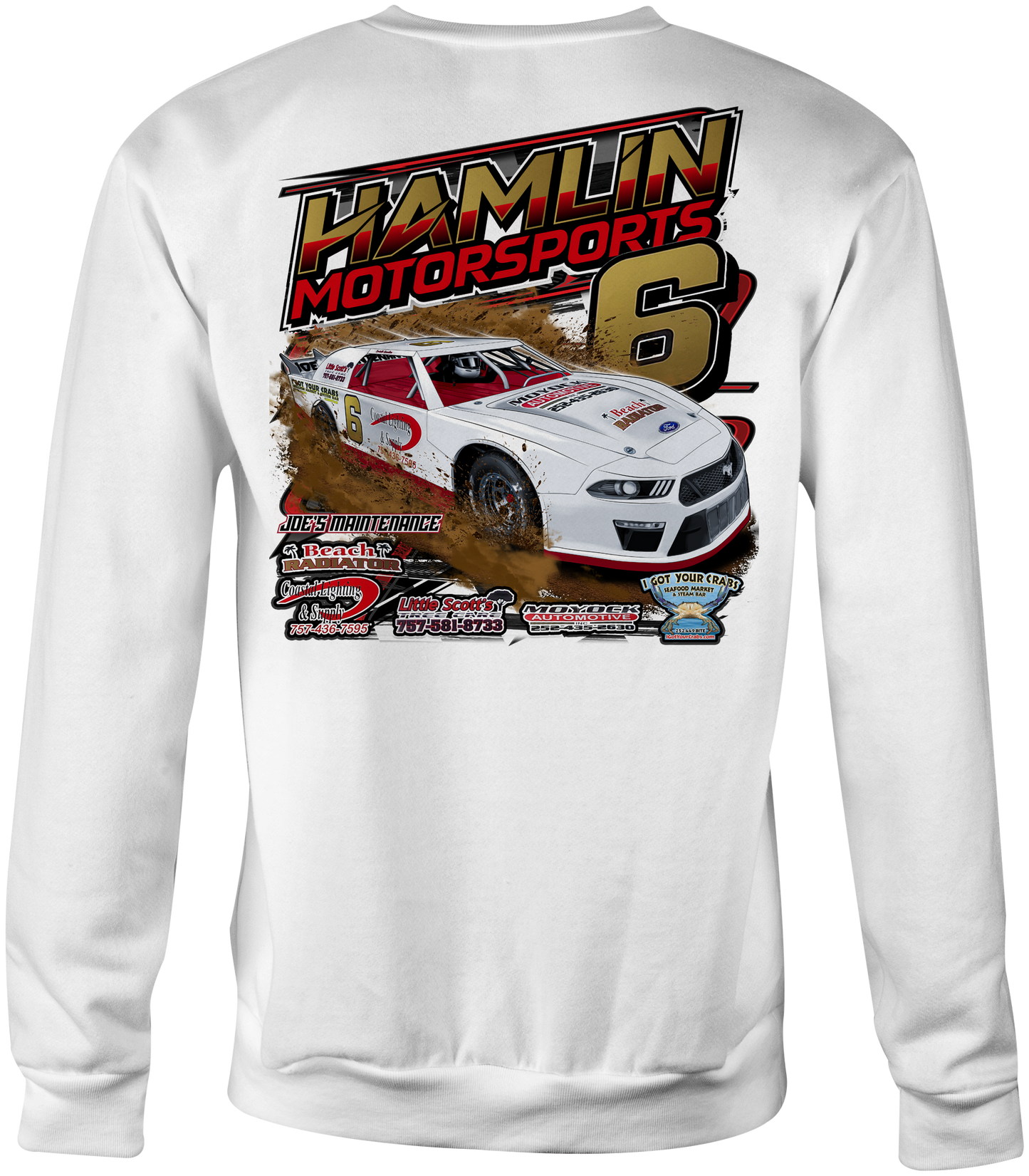 Hamlin Motorsports Crewneck Sweatshirts