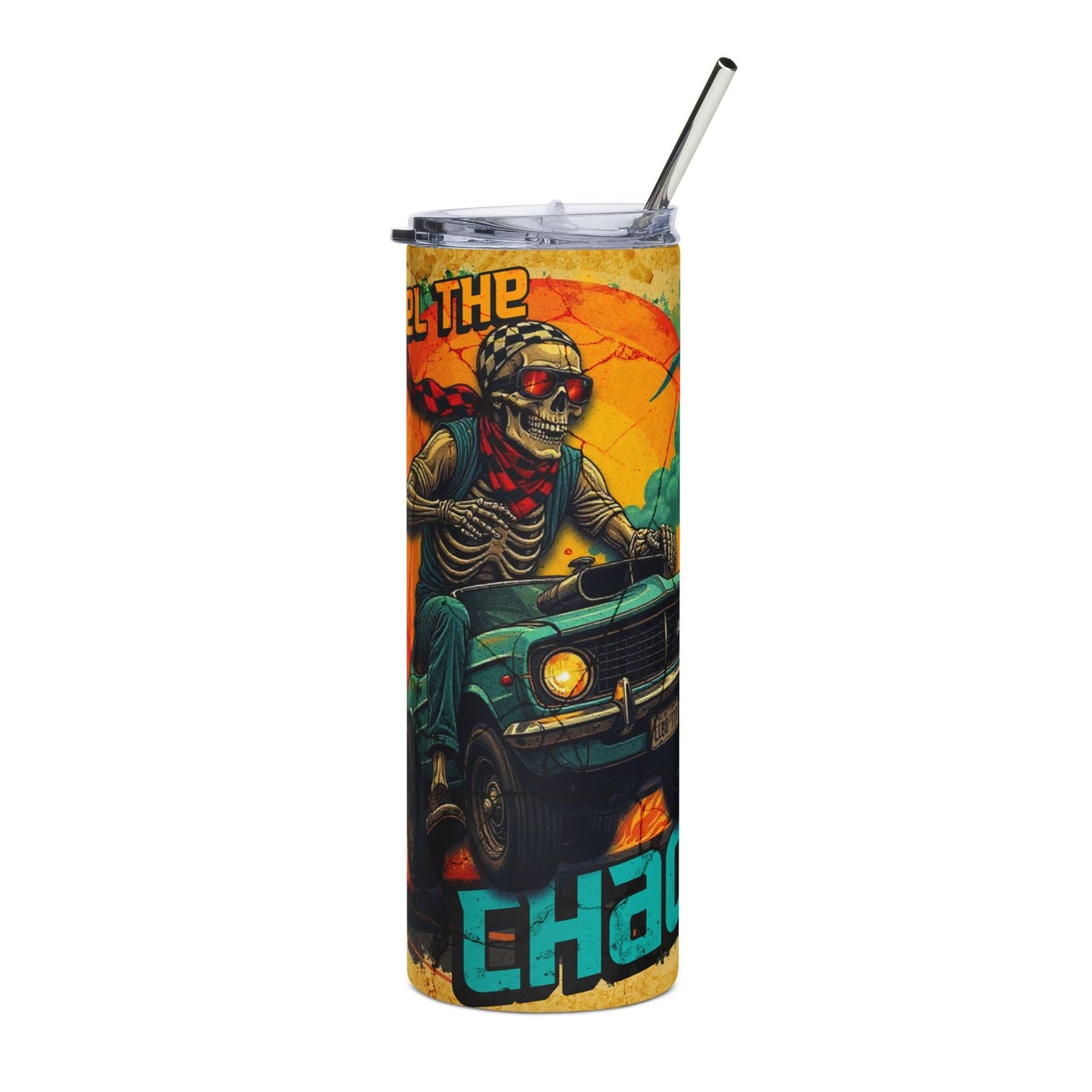 Fuel the Chaos – Skinny Tumbler (30 oz & 20 oz)