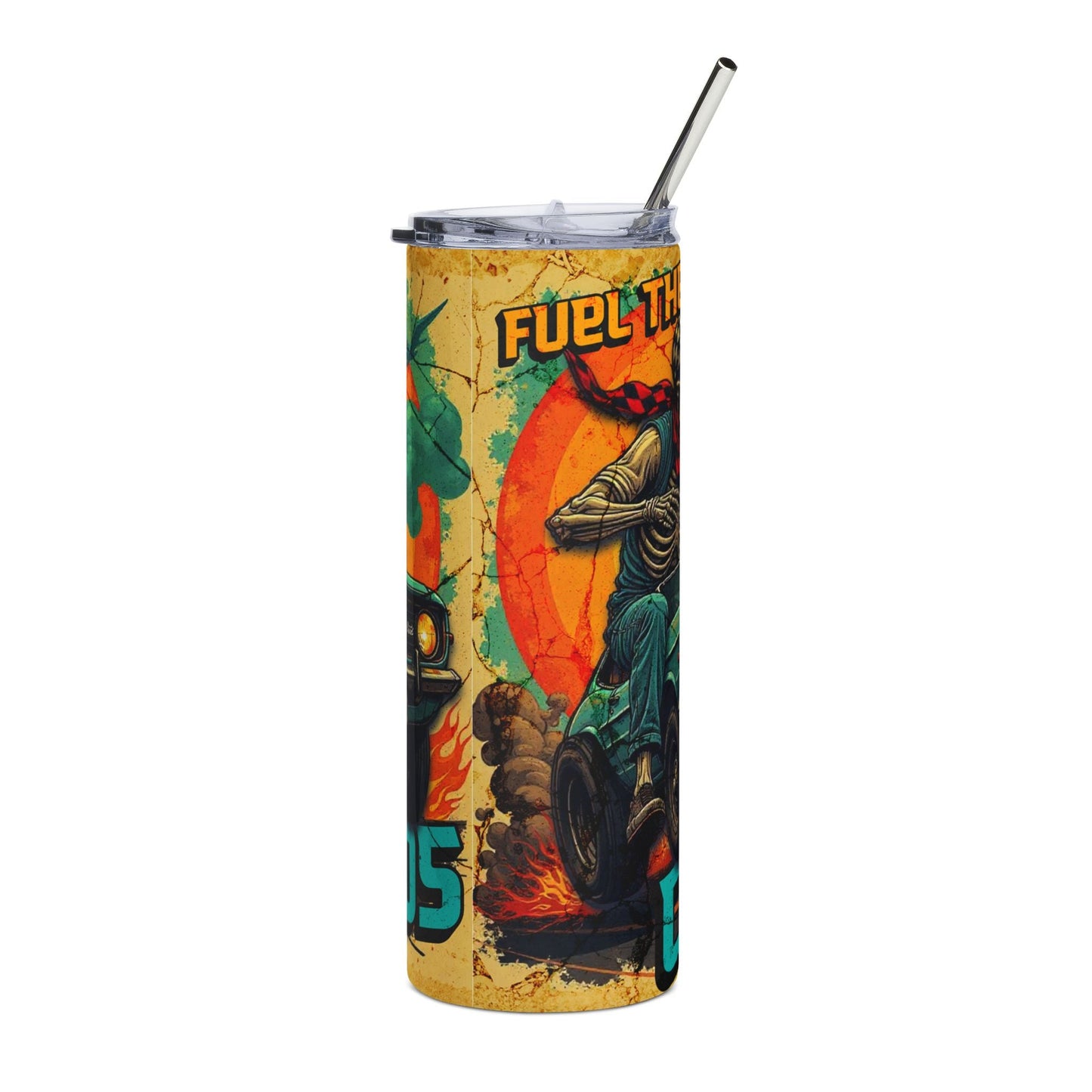 Fuel the Chaos – Skinny Tumbler (30 oz & 20 oz)