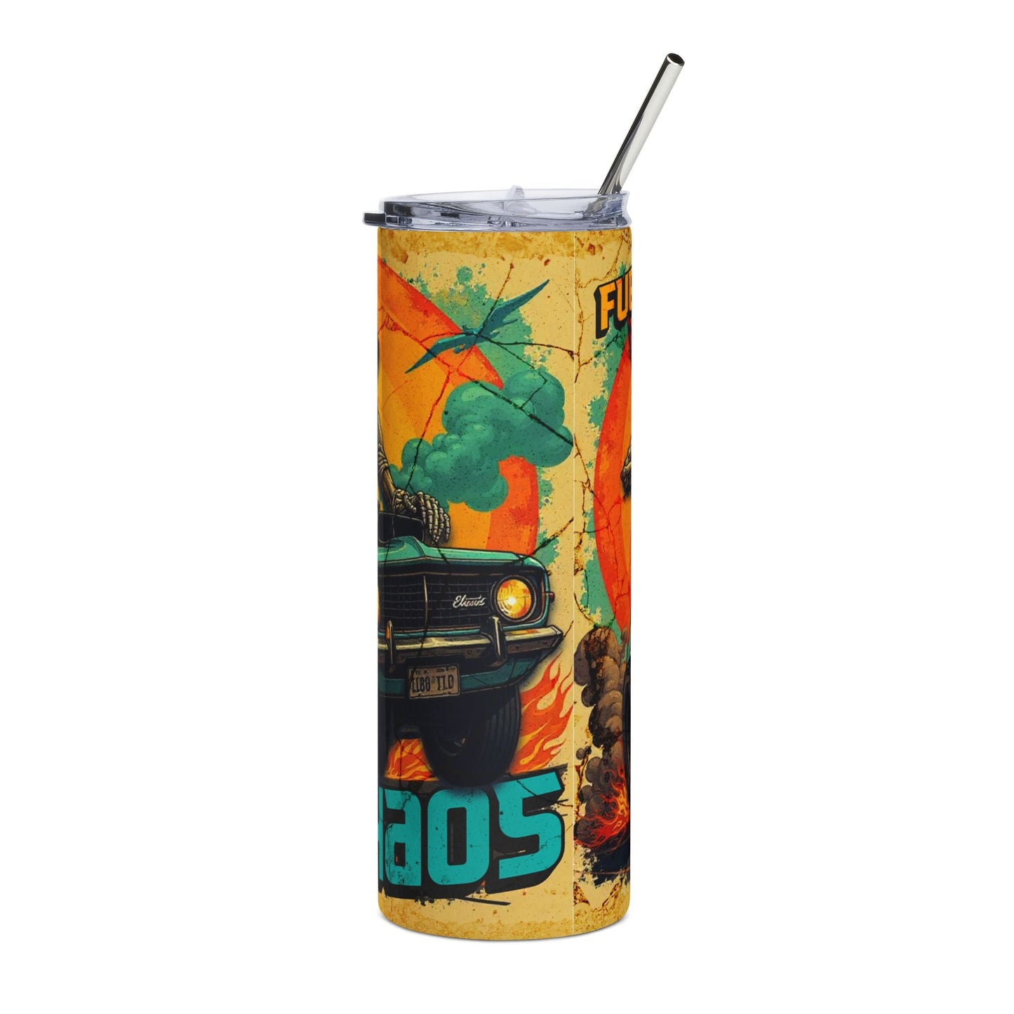 Fuel the Chaos – Skinny Tumbler (30 oz & 20 oz)