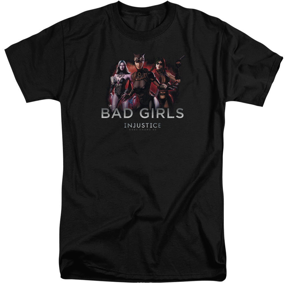 Injustice Gods Among Us Bad Girls Mens Tall T Shirt Black Officially Licensed