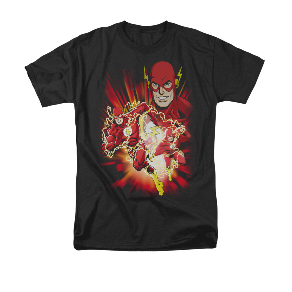 Justice League Of America Speed Force Mens T Shirt Black Officially Licensed