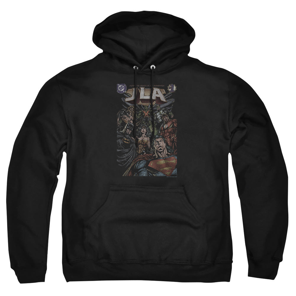 Justice League Of America #1 Cover Mens Hoodie Black Officially Licensed