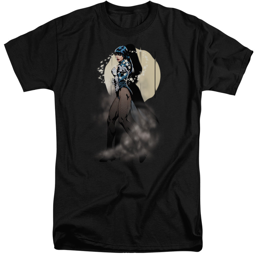Justice League Zatanna Illusion Mens Tall T Shirt Black Officially Licensed
