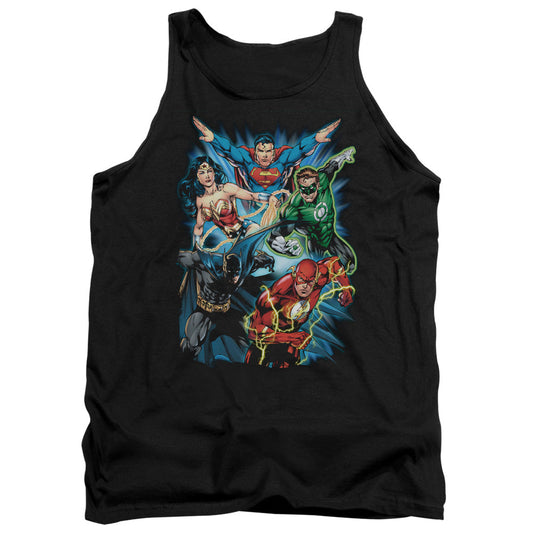Justice League Jl Assemble Mens Tank Top Shirt Black Officially Licensed
