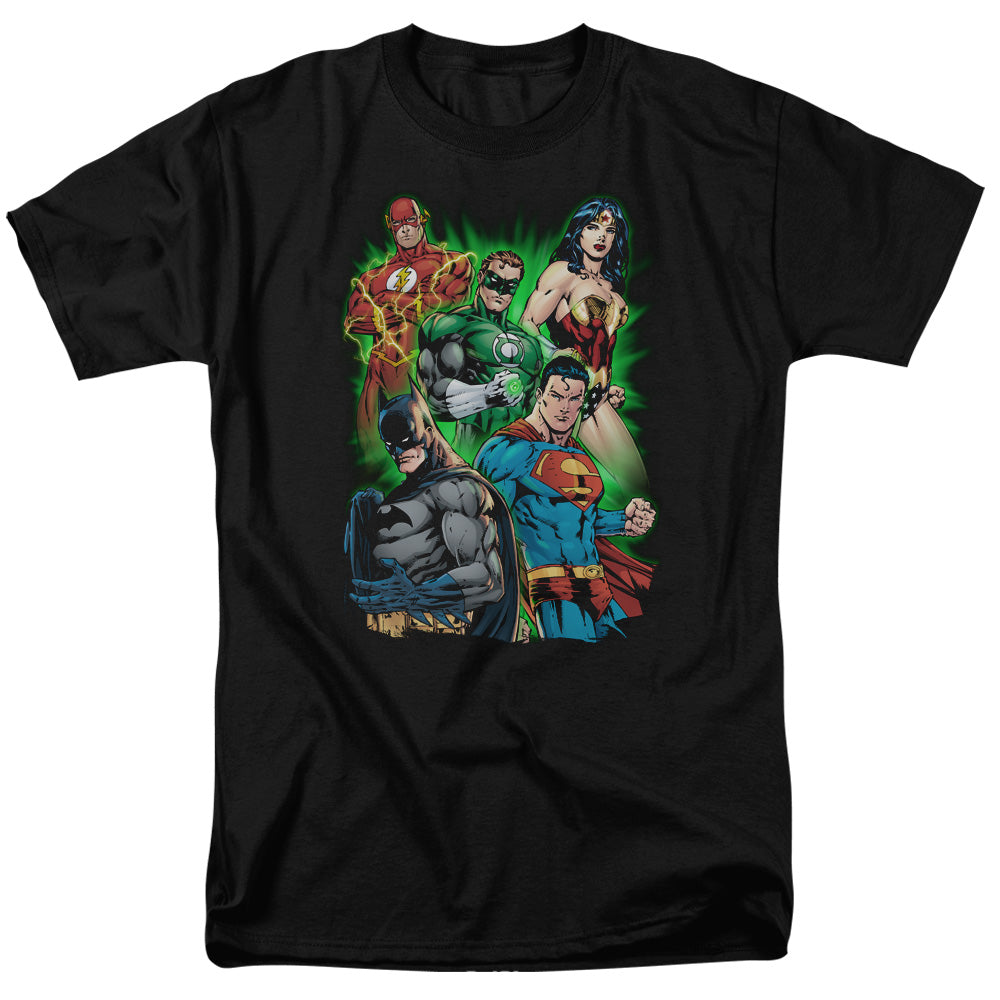 Justice League Will Power Mens T Shirt Black Officially Licensed