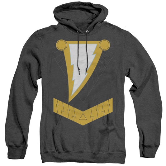 Justice League Of America Black Adam Heather Mens Hoodie Black Officially Licensed