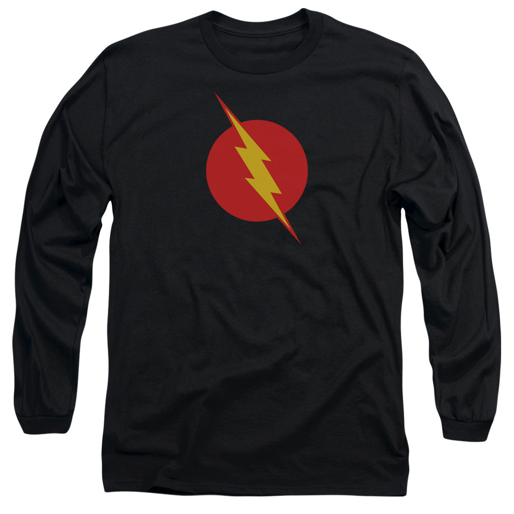 Jla Reverse Flash Mens Long Sleeve Shirt Black Officially Licensed