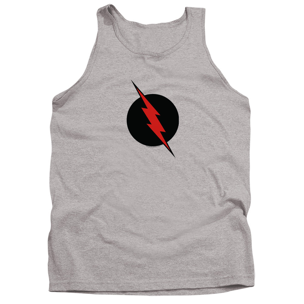 Justice League Reverse Flash Mens Tank Top Shirt Athletic Heather Officially Licensed