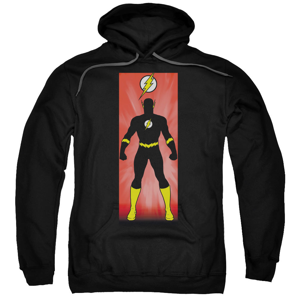 Justice League Flash Block Mens Hoodie Black Officially Licensed