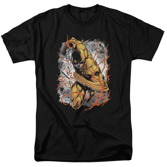 Justice League Of America Reversed Mens T Shirt Black Officially Licensed