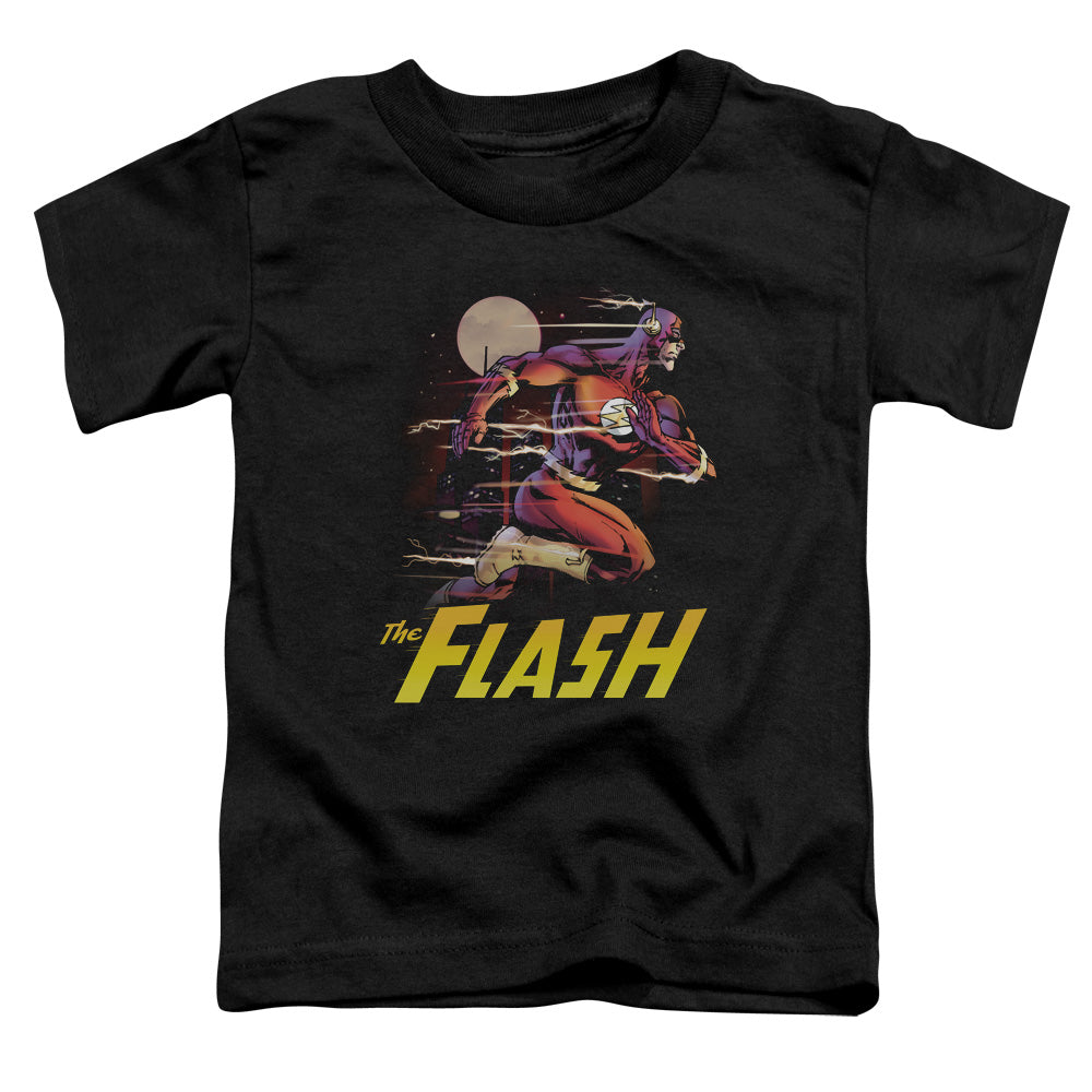 Justice League City Run Toddler Kids Youth T Shirt Black Officially Licensed