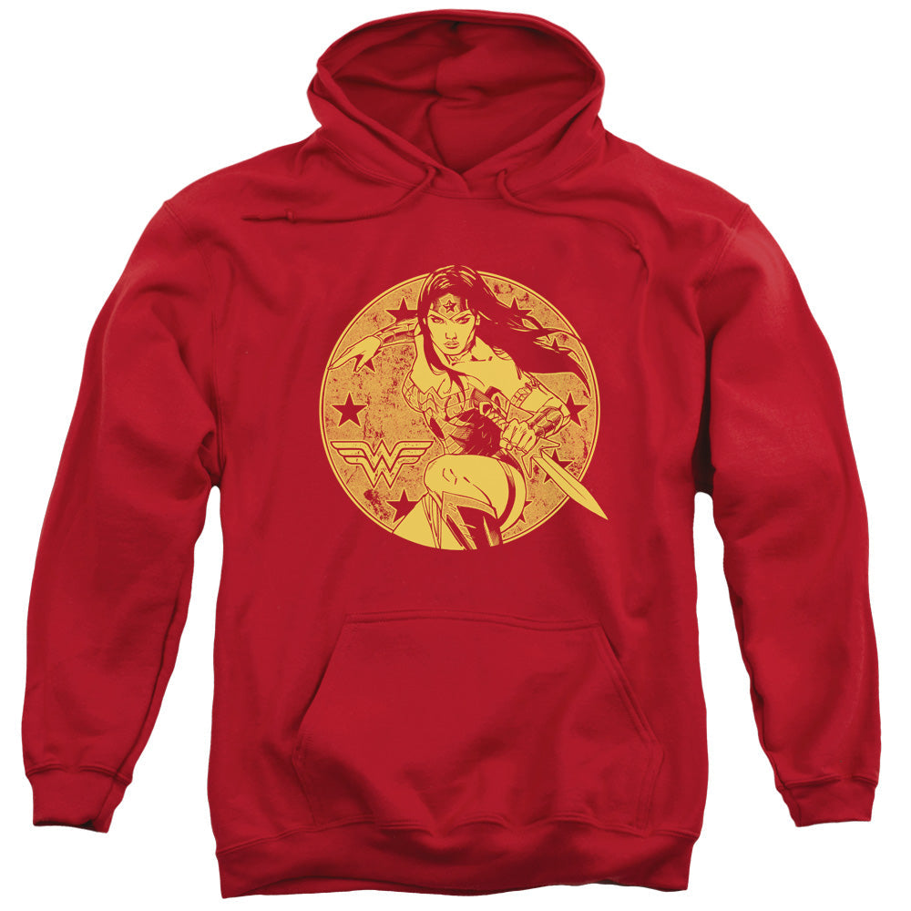 Justice League Young Wonder Mens Hoodie Red Officially Licensed