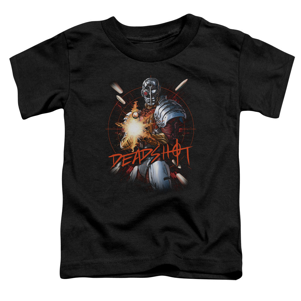 Justice League Deadshot Toddler Kids Youth T Shirt Black Officially Licensed