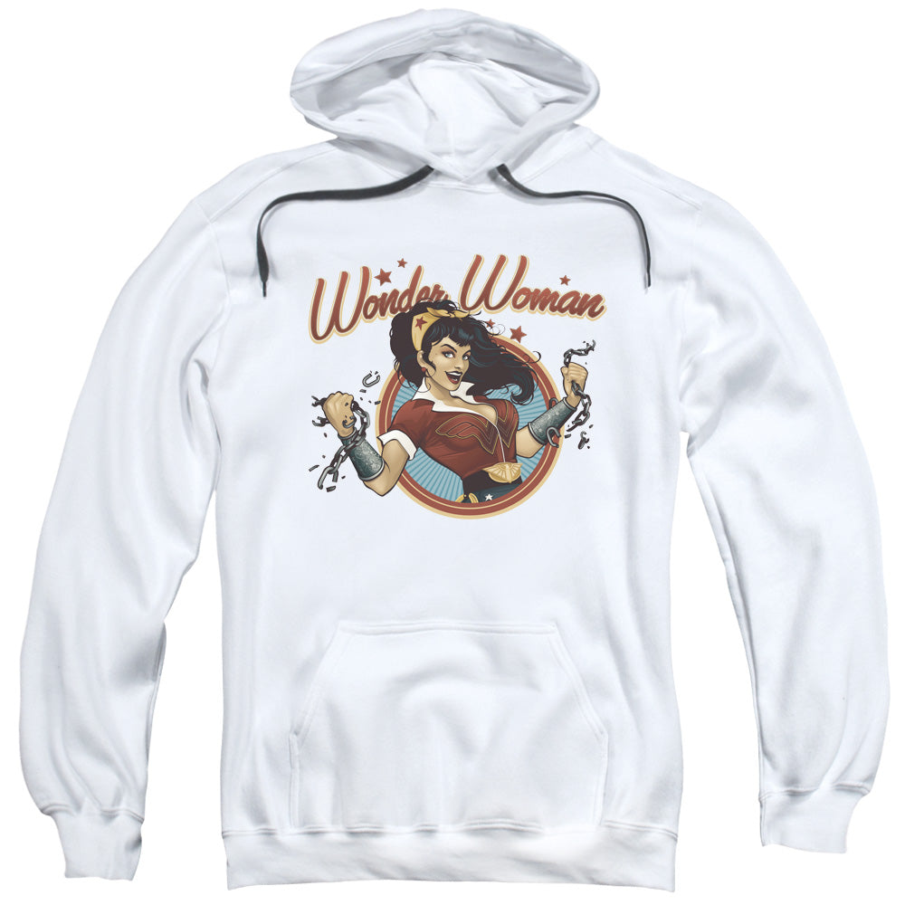 Justice League Wonder Break Mens Hoodie White Officially Licensed