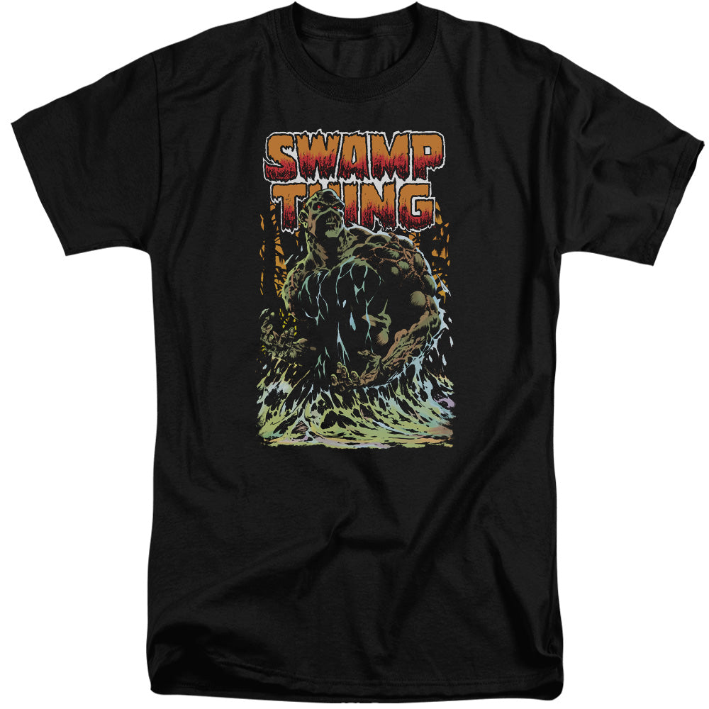 Justice League Of America Swamp Thing Mens Tall T Shirt Black Officially Licensed