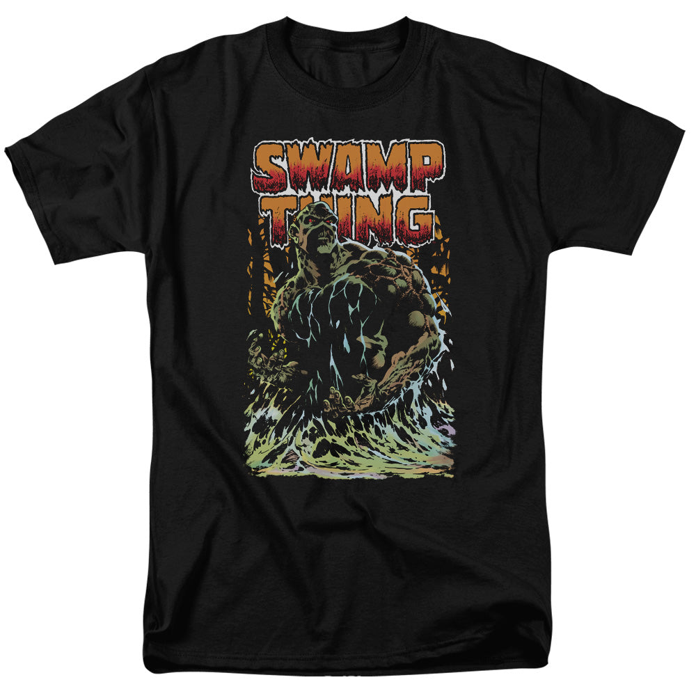 Justice League Swamp Thing Mens T Shirt Black Officially Licensed