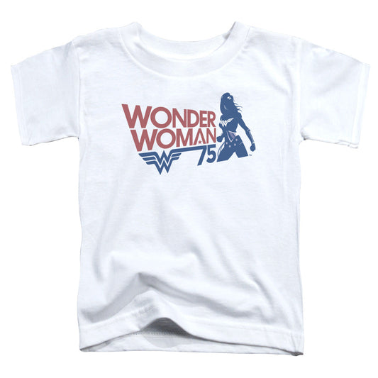 Wonder Woman Ww75 Silhouette Toddler Kids Youth T Shirt White Officially Licensed