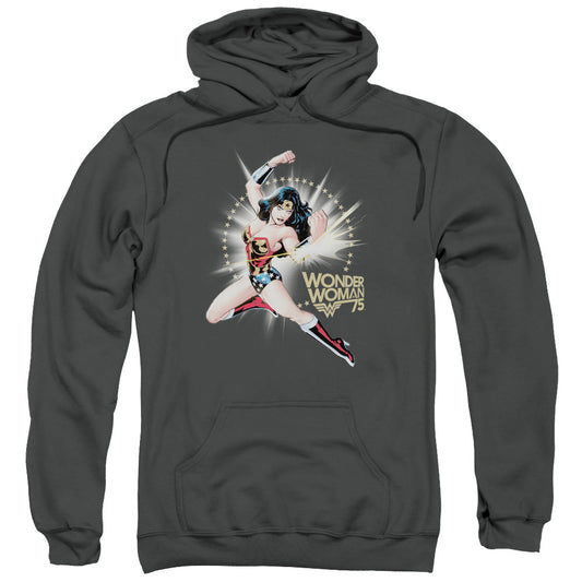 Wonder Woman Ww75 The Bracelets Of Submission Mens Hoodie Charcoal Officially Licensed