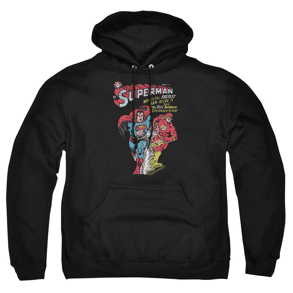 Justice League Of America Fastest Mens Hoodie Black Officially Licensed