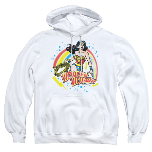 Wonder Woman Wonder Airbrush Mens Hoodie White Officially Licensed
