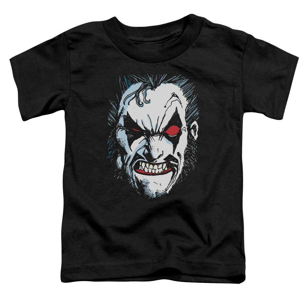 Justice League in Lo Face Toddler Kids Youth T Shirt Black Officially Licensed