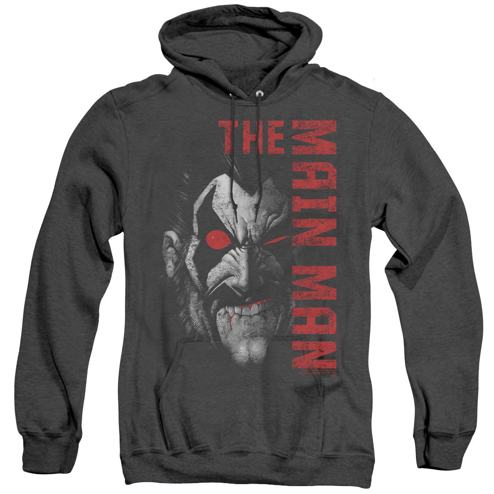 Justice League Of America Main Man Mens Heather Hoodie Black Officially Licensed