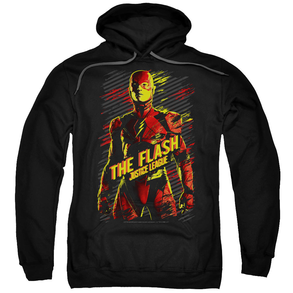 Justice League Movie The Flash Mens Hoodie Black Officially Licensed