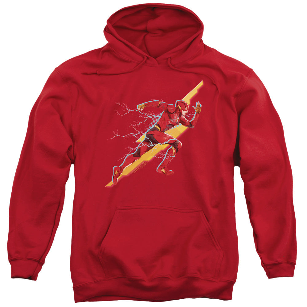 Justice League Movie Flash Forward Mens Hoodie Red Officially Licensed