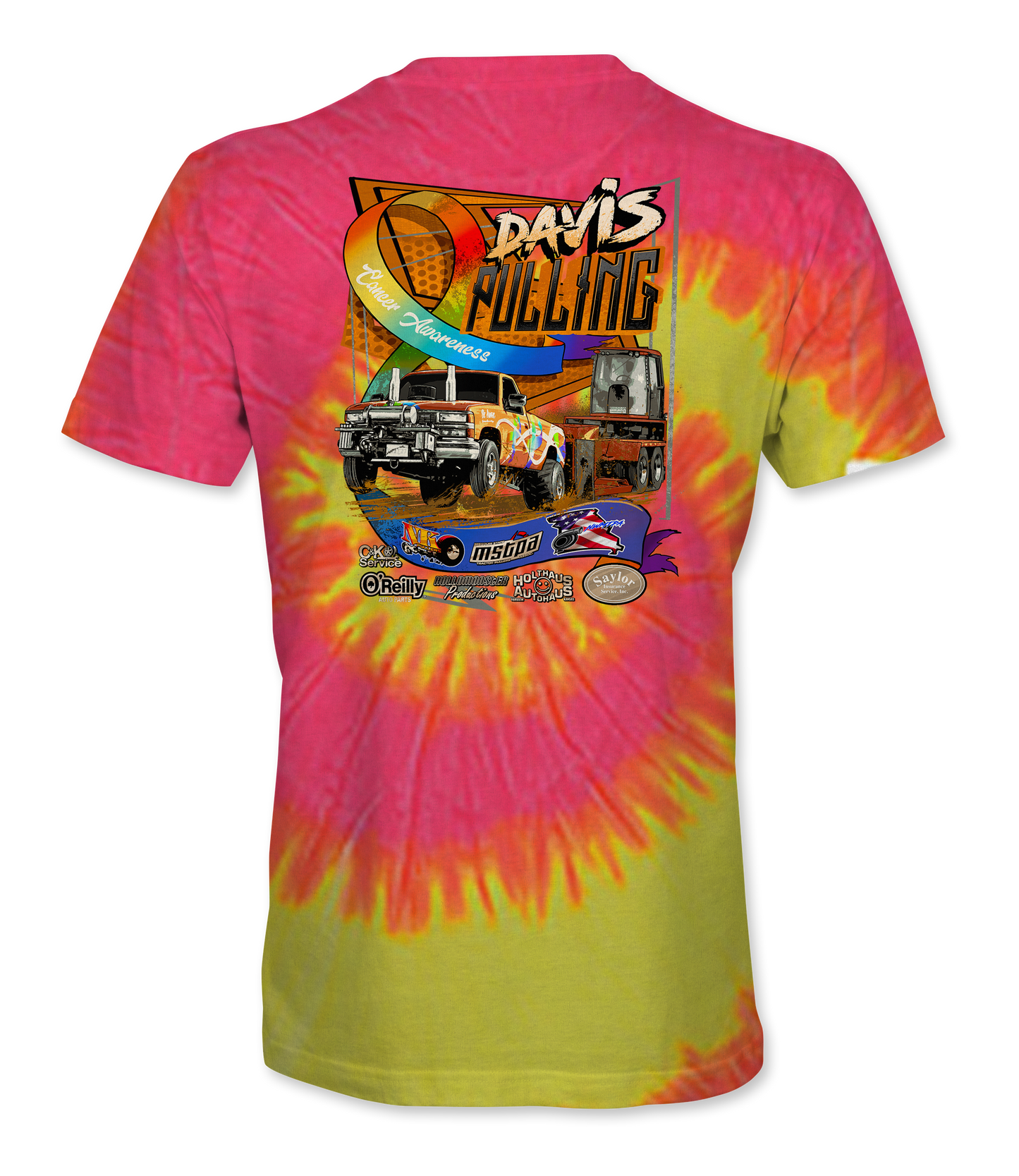 Davis Pulling 2024 Tie Dye T-Shirts