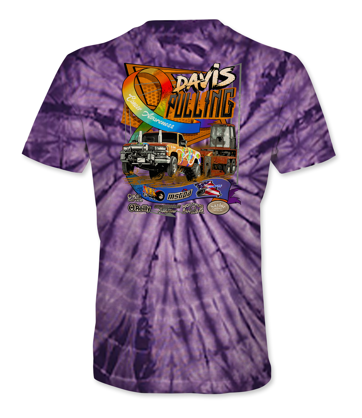 Davis Pulling 2024 Tie Dye T-Shirts