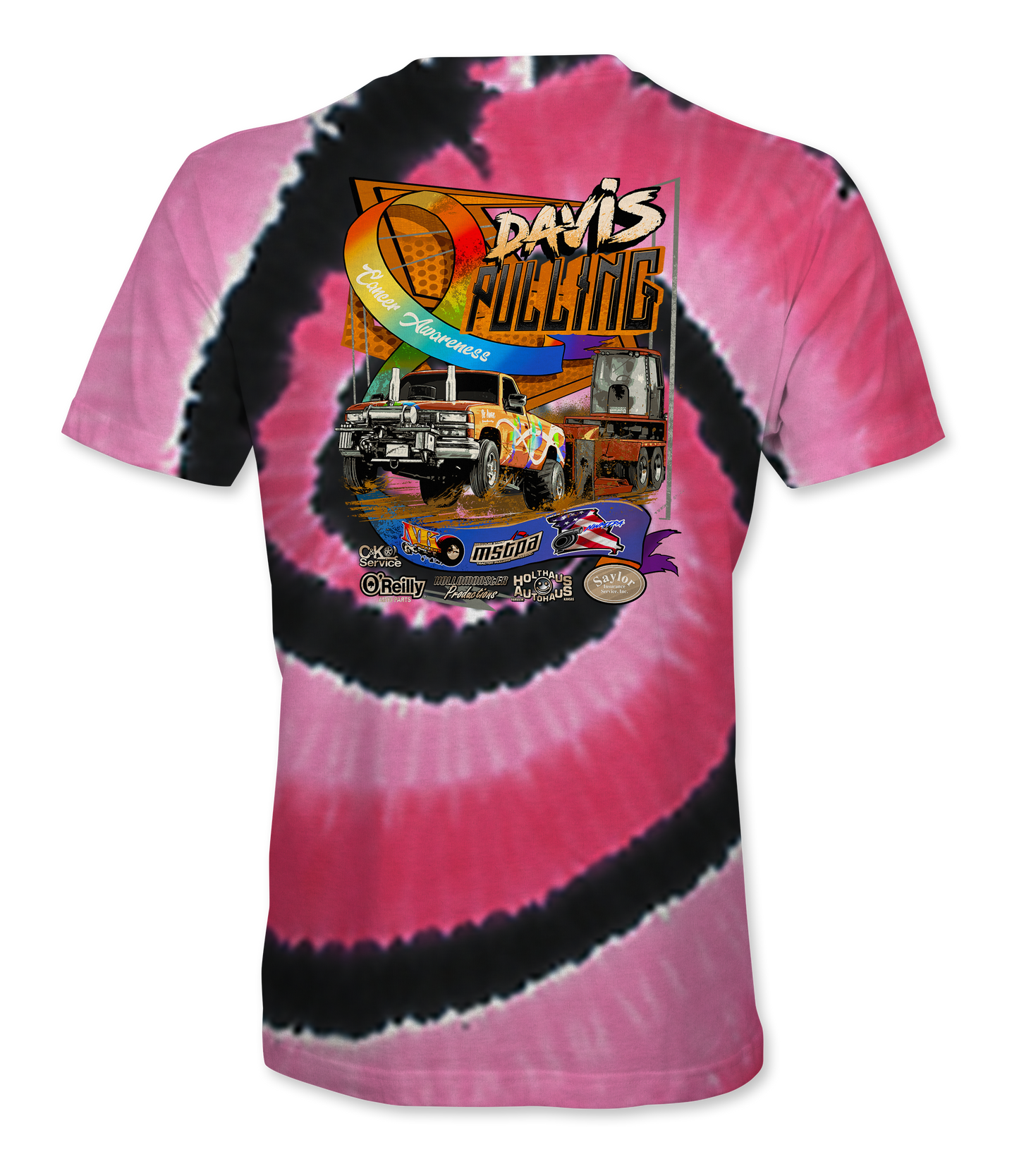 Davis Pulling 2024 Tie Dye T-Shirts