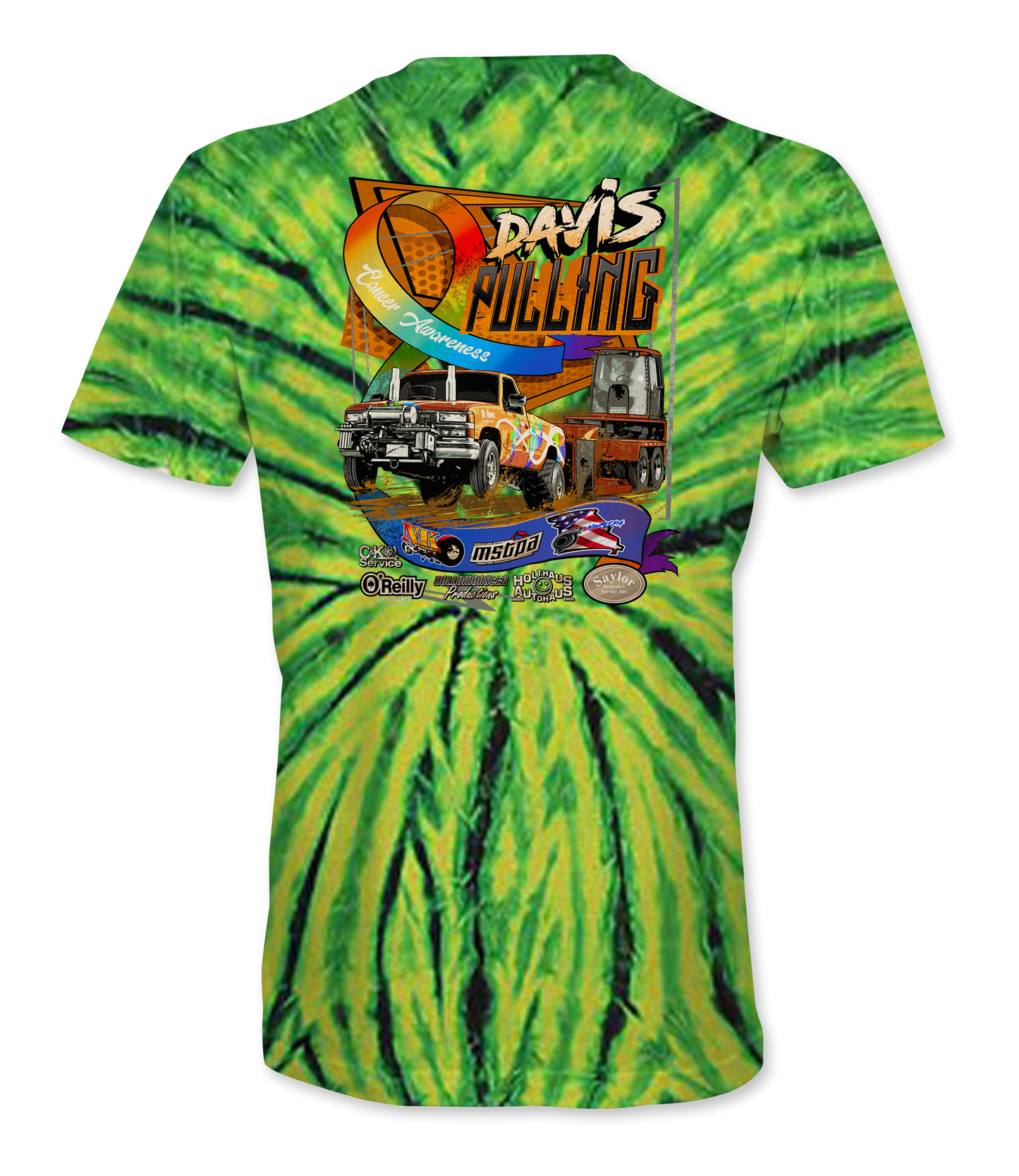 Davis Pulling 2024 Tie Dye T-Shirts