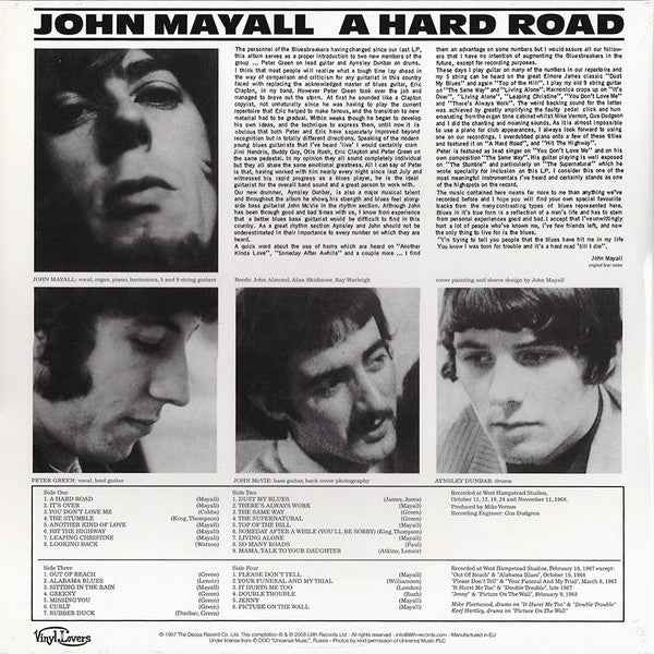 A Hard Road (Bonus Tracks) (2 Lp's) [Vinyl]
