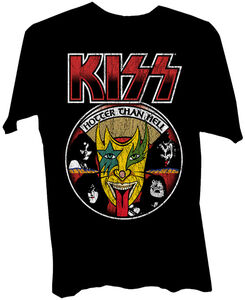 KISS KISS Hotter Than Hell, 1974 LP, ShortSleeve Unisex T-shirt XL [T-Shirt]