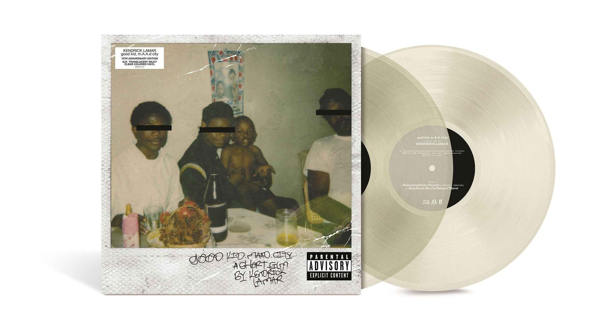 Kendrick Lamar - good kid, m.A.A.d city (10th Anniversary, Milky Clear, 2 LP) [Vinyl]