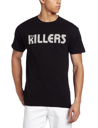 Killers Men'S Killers White Logo Shirt, Black, Small [T-Shirt] - Rock Band Apparel